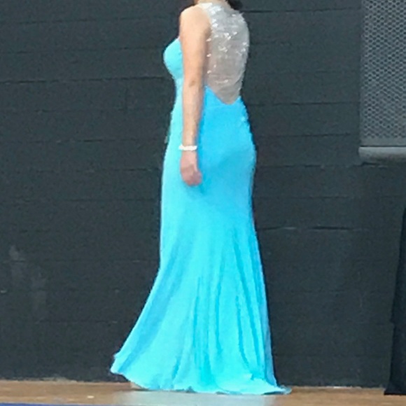 Pageant/prom light blue dress. - Picture 2 of 8